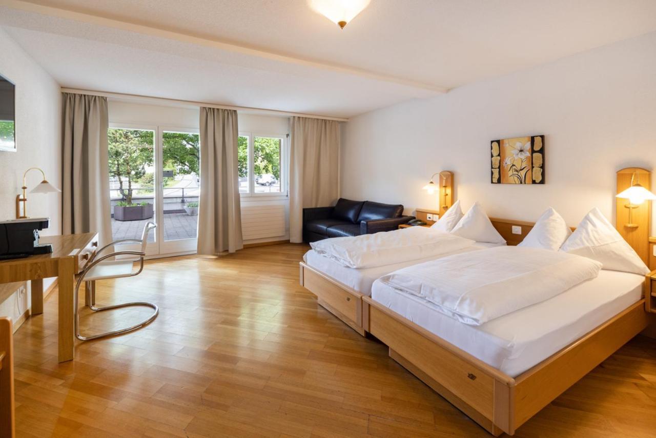 Strandhotel Seeblick Faulensee Exterior photo