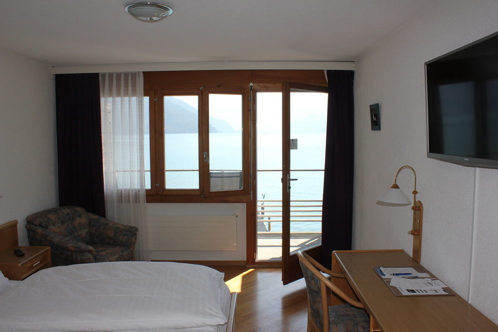 Strandhotel Seeblick Faulensee Exterior photo