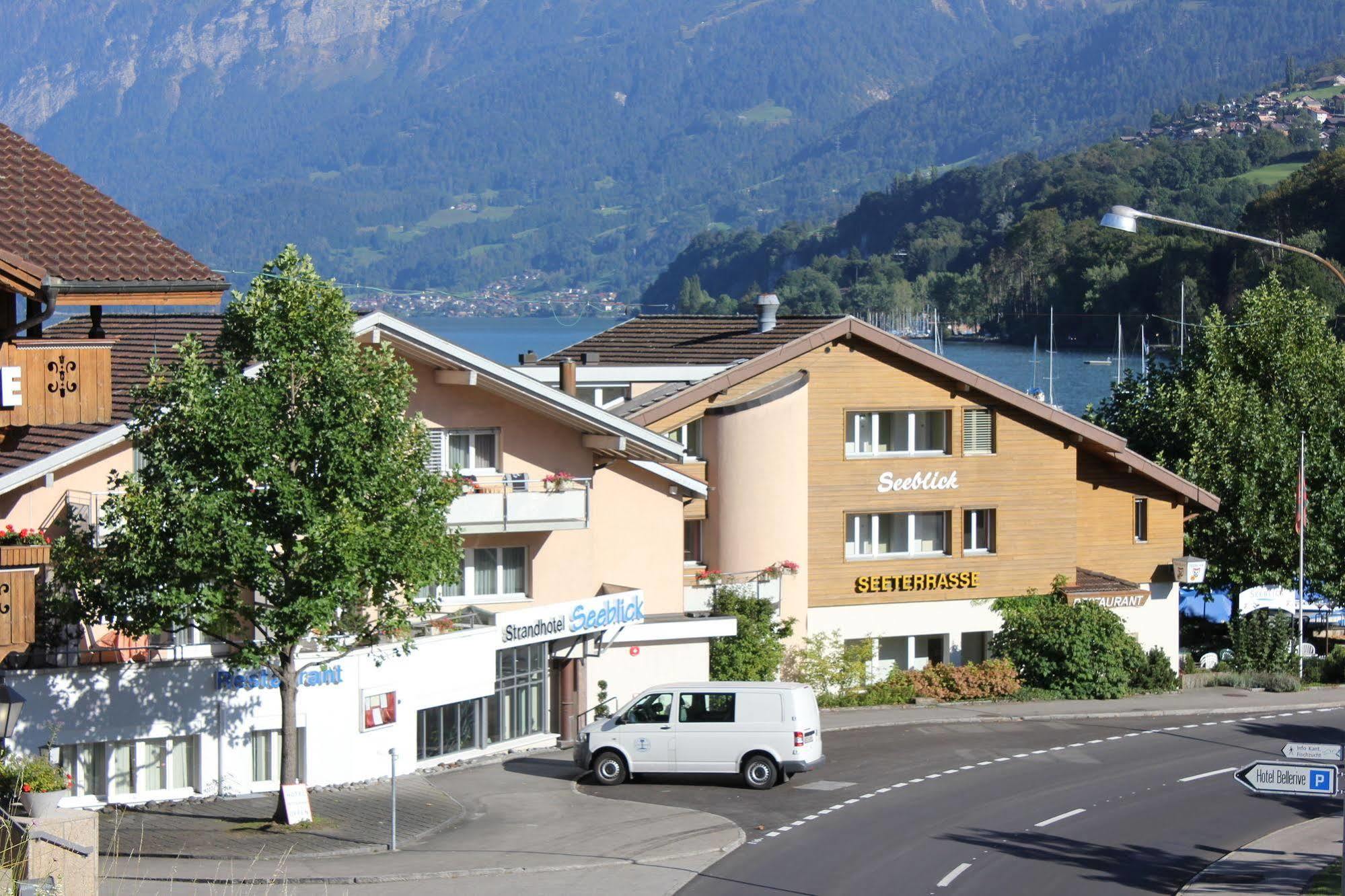 Strandhotel Seeblick Faulensee Exterior photo