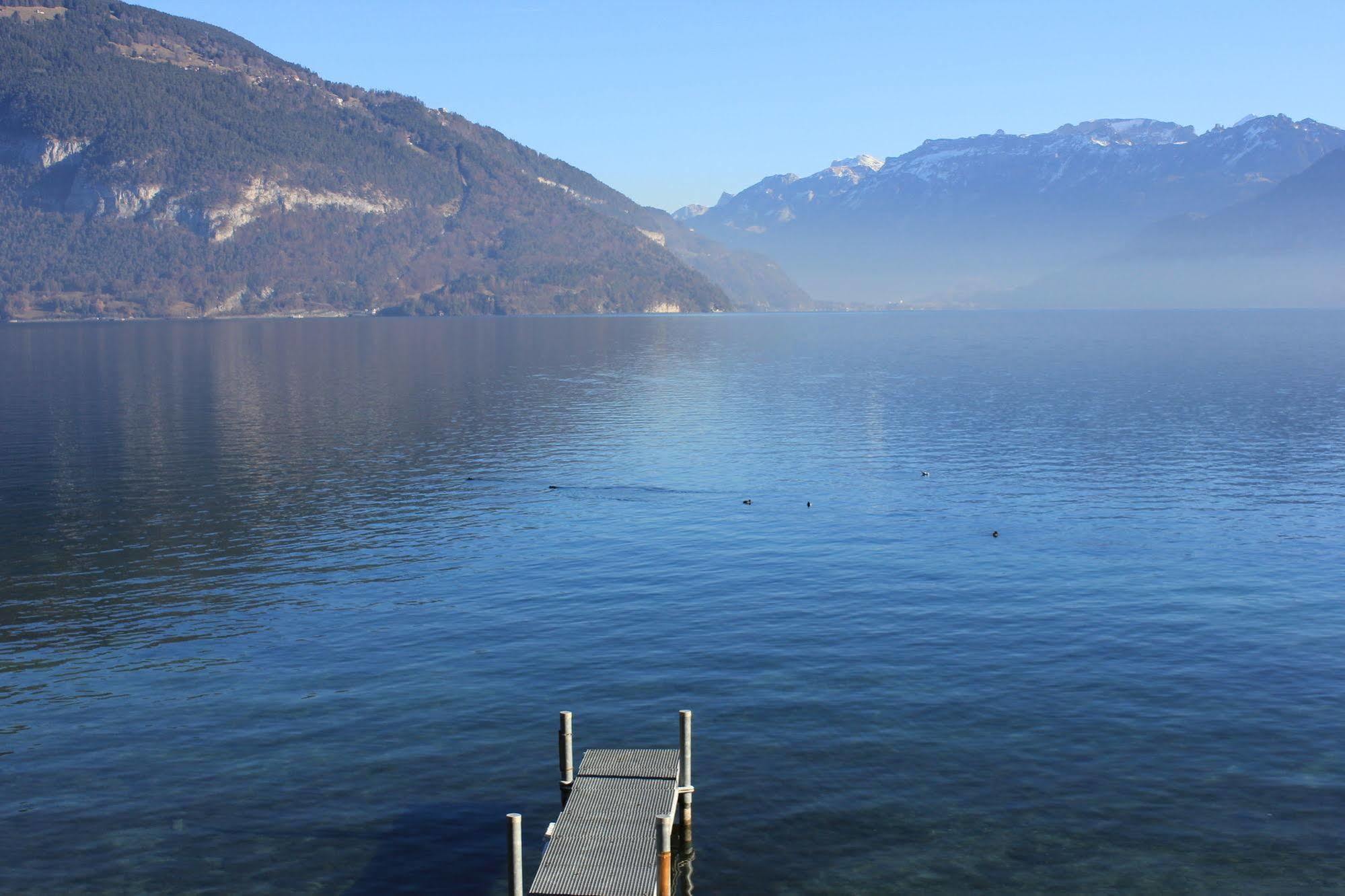 Strandhotel Seeblick Faulensee Exterior photo