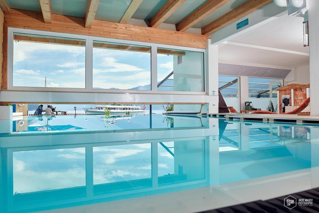 Strandhotel Seeblick Faulensee Exterior photo